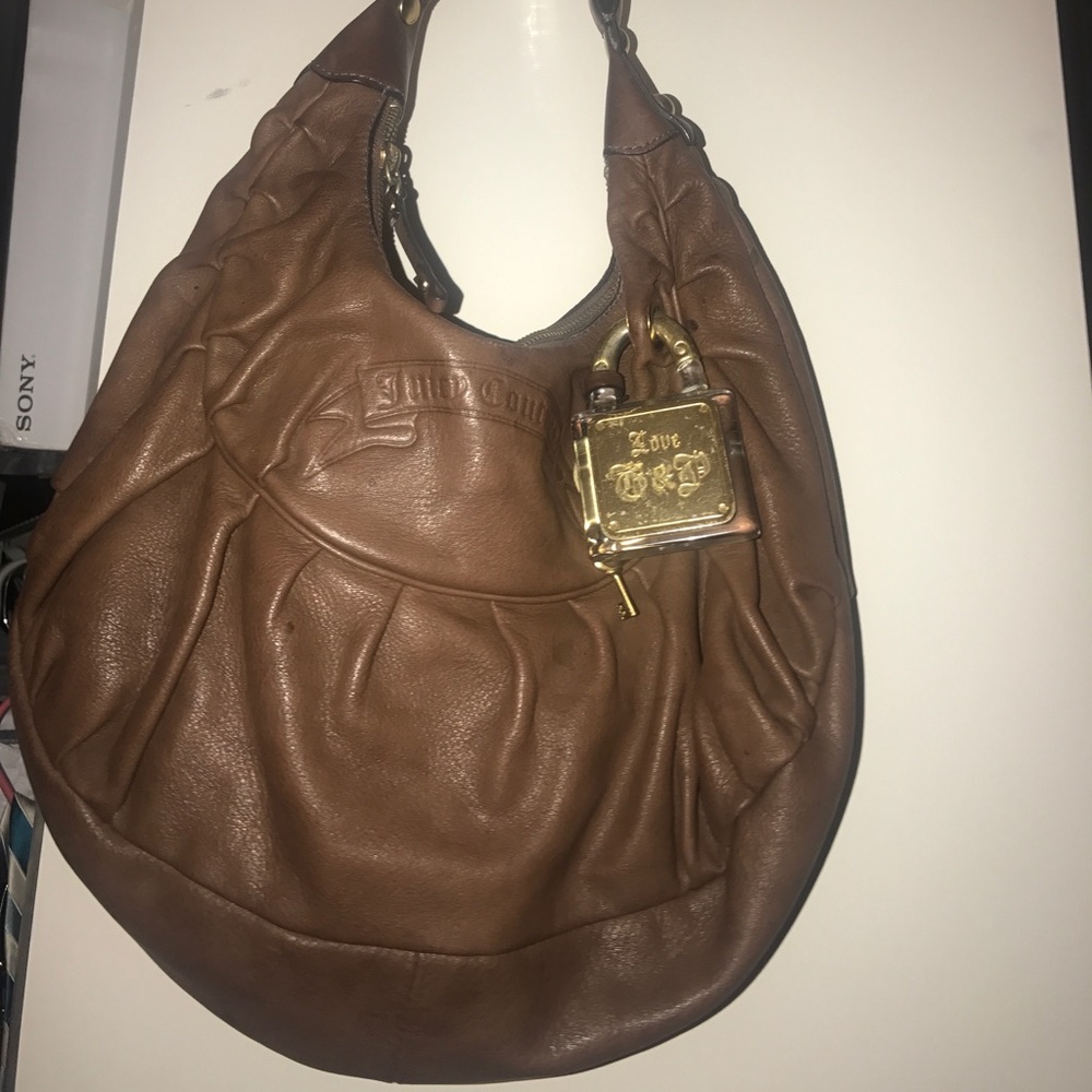 Brown Leather Juicy Couture Purse